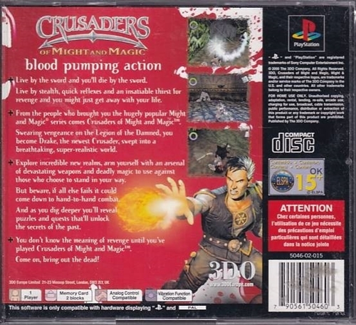 Crusaders of Might and Magic - PS1 (B Grade) (Genbrug)